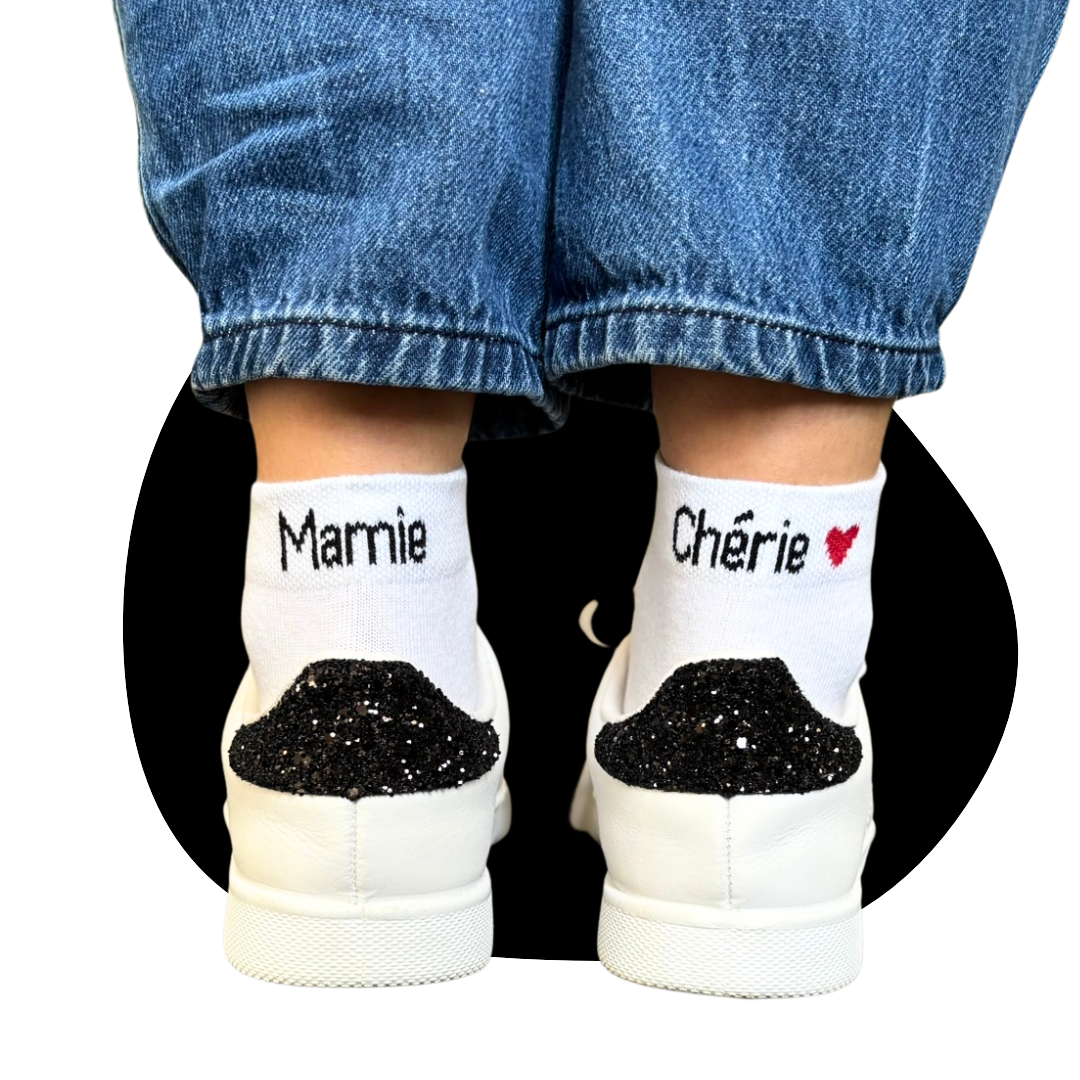 Chaussettes Mamie Chérie ❤️