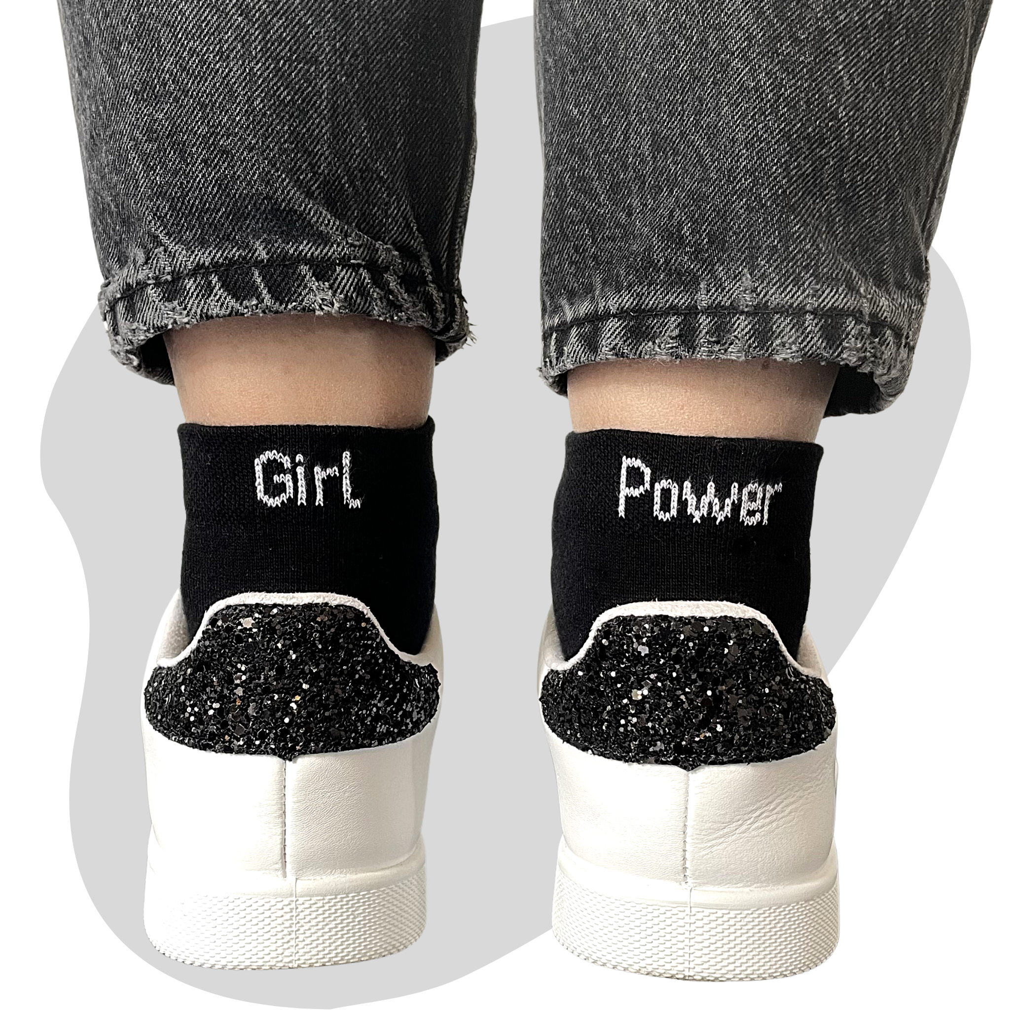 Chaussettes dépareillées Girl Power